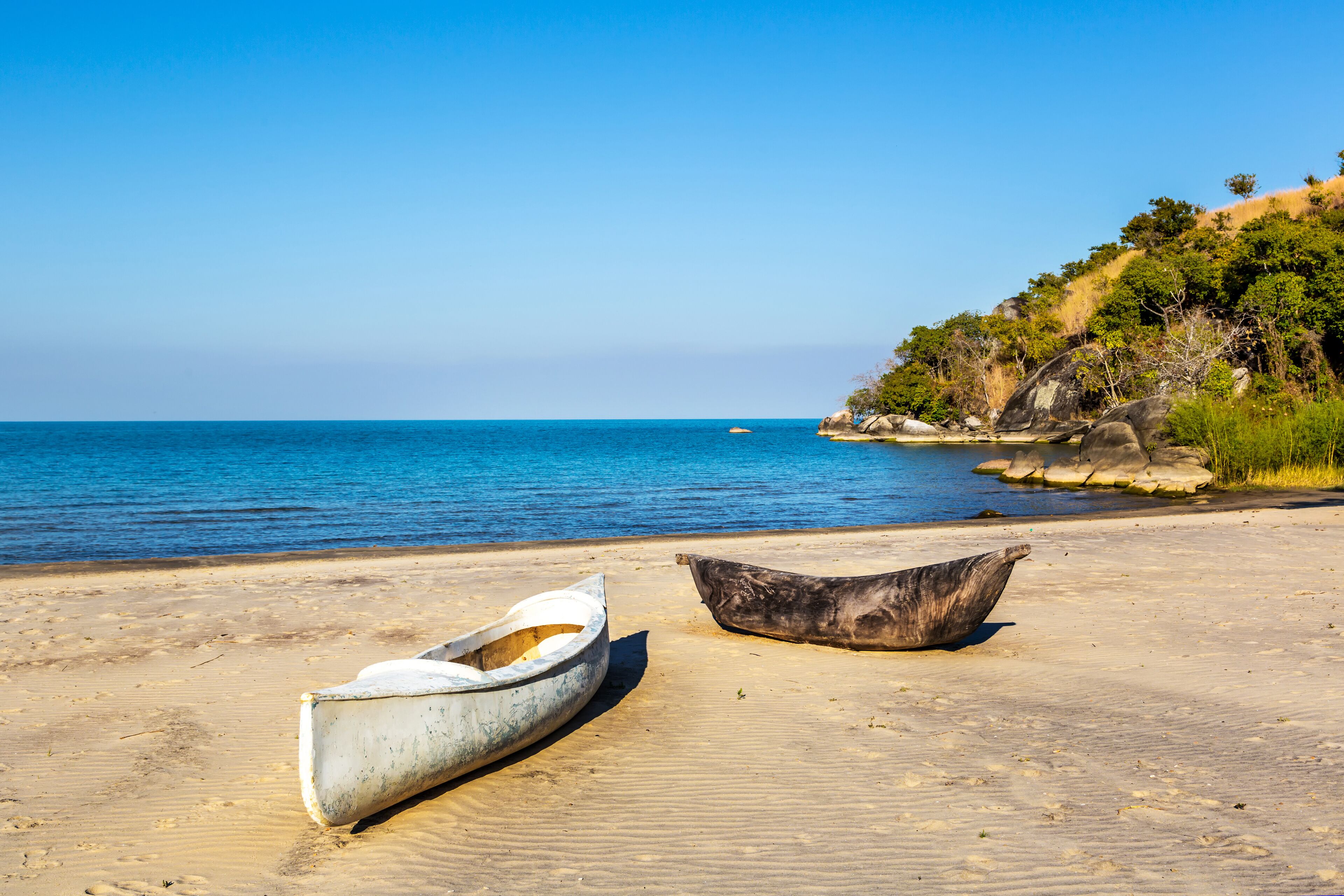 Beautiful view in Nkhata Bay in Malawi, Africa
