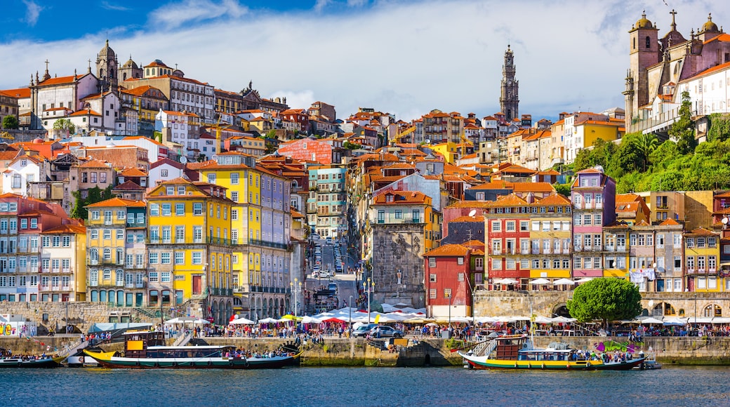 Porto, Portugal Old City Skyline on the Douro River