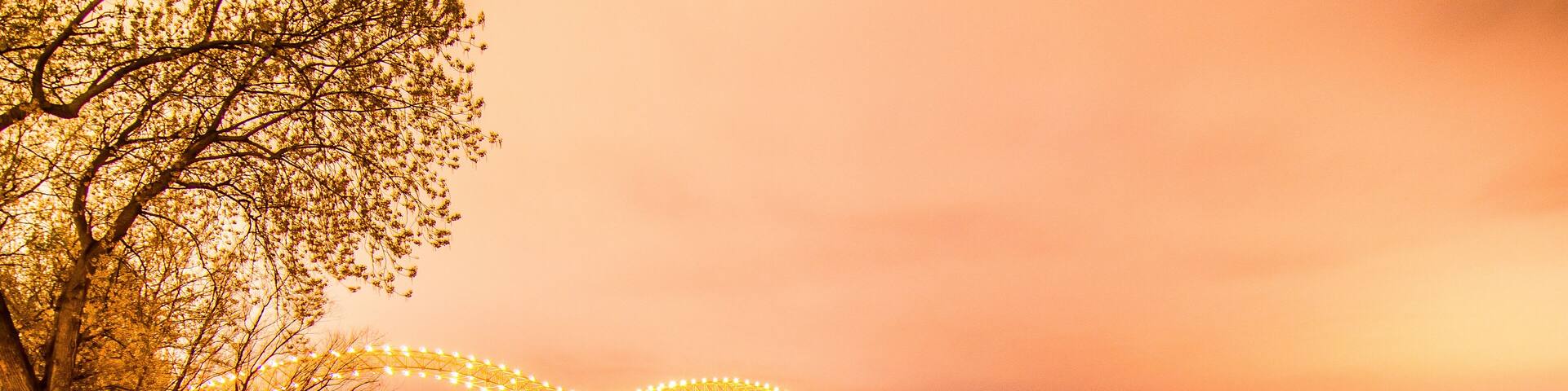 Hernando de Soto Bridge - Memphis Tennessee at night