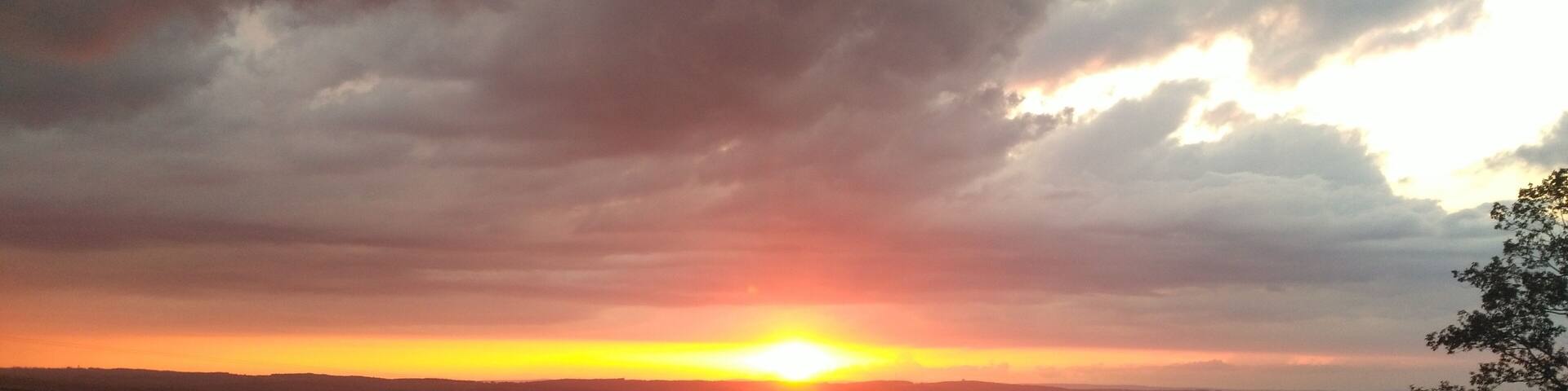 Sunset over Maryland