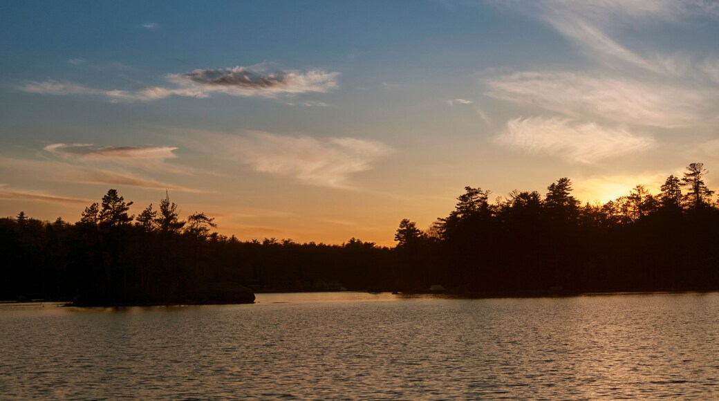 Pawtuckaway Lake Nottingham New Hampshire sunset