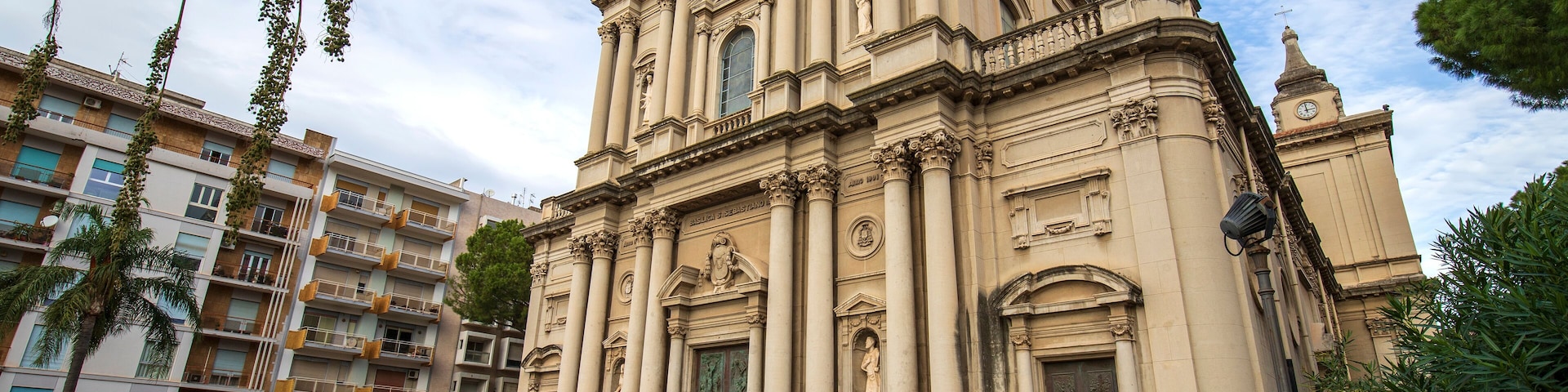Basilica of St. Sebastian, Barcellona Pozzo di Gotto, Sicily, Italy