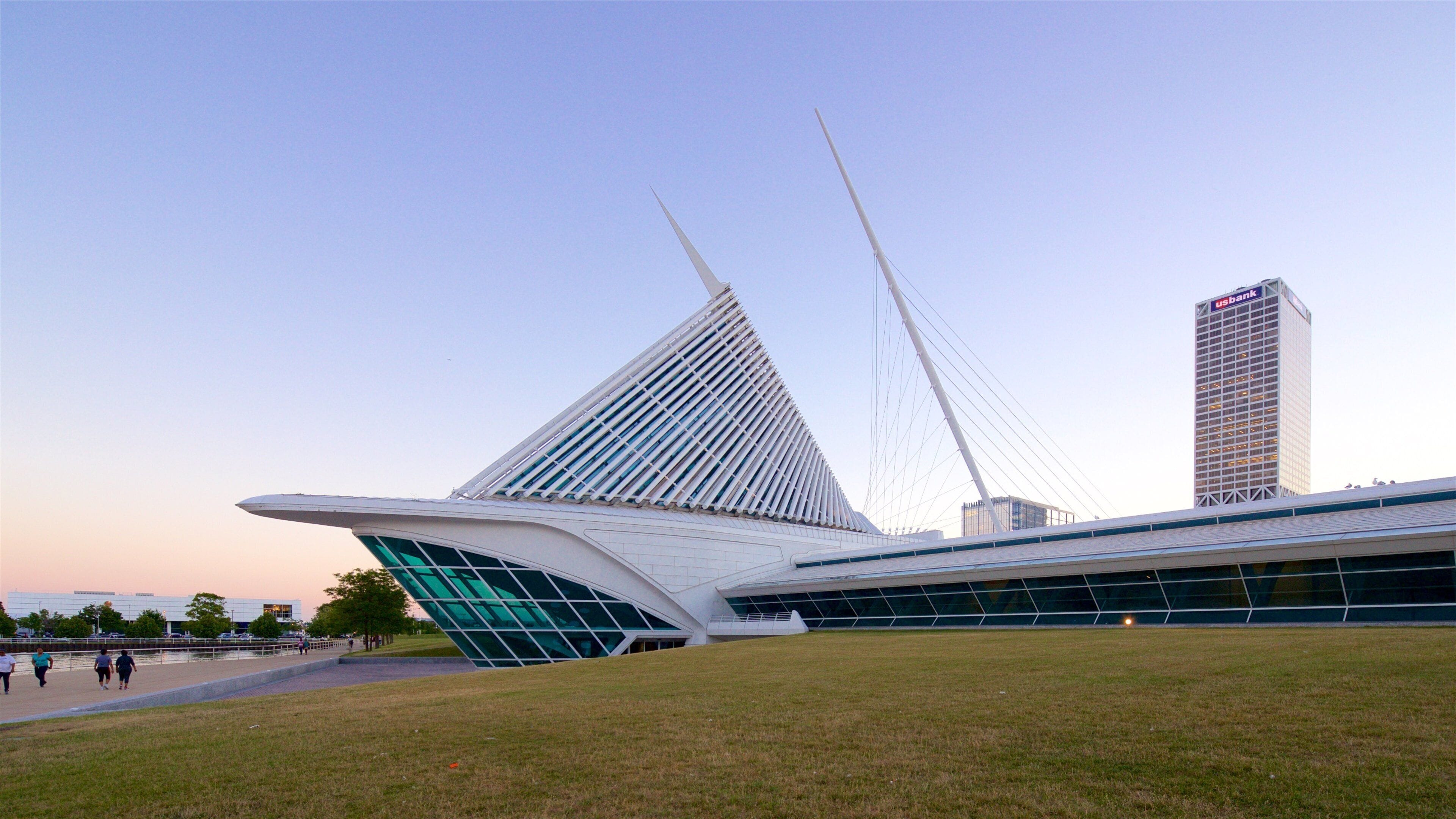 East Town featuring a sunset and modern architecture