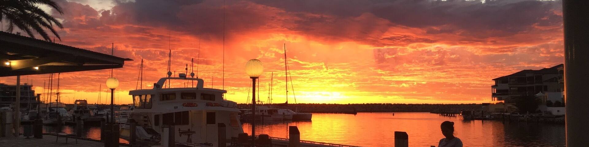 Great place to enjoy a cool beer and watch the sun set