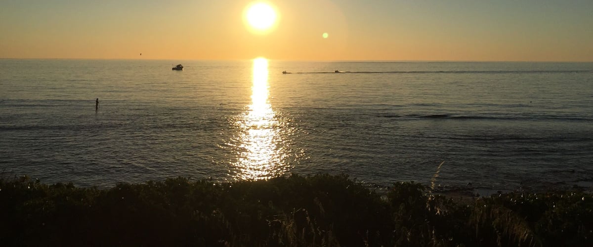 The start to a beautiful sunset...