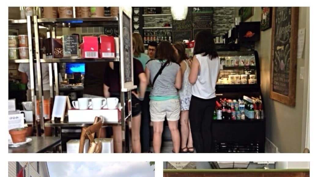 A wonderful motorcycle ride with the wife to a Purcellville, VA to a farmer's market revealed not just a small very good market, but a great little coffee house mixed in with a home decor store. LoCo Joes is great! Had a pout over that was flavorful and perfect. A new weekend bike trip destination is found.