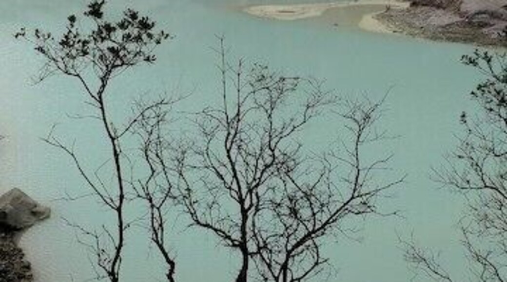 Kawah Putih (English: White Crater) is a striking crater lake and tourist spot in a volcanic crater about 50 km south of Bandung in West Javain Indonesia.
The volcano is a staggeringly beautiful and somewhat eerie mist-shrouded, highly acidic lake. The smell of sulphur permeates and wisps of smoke rise from the lake. You may wish to pack a face mask or scarf to cover your face, although plenty of sellers offer masks for sale.
The lake’s elevation is around 2,200 metres which means it can get decidedly chilly, so bring a jacket.
#LifeAtExpedia