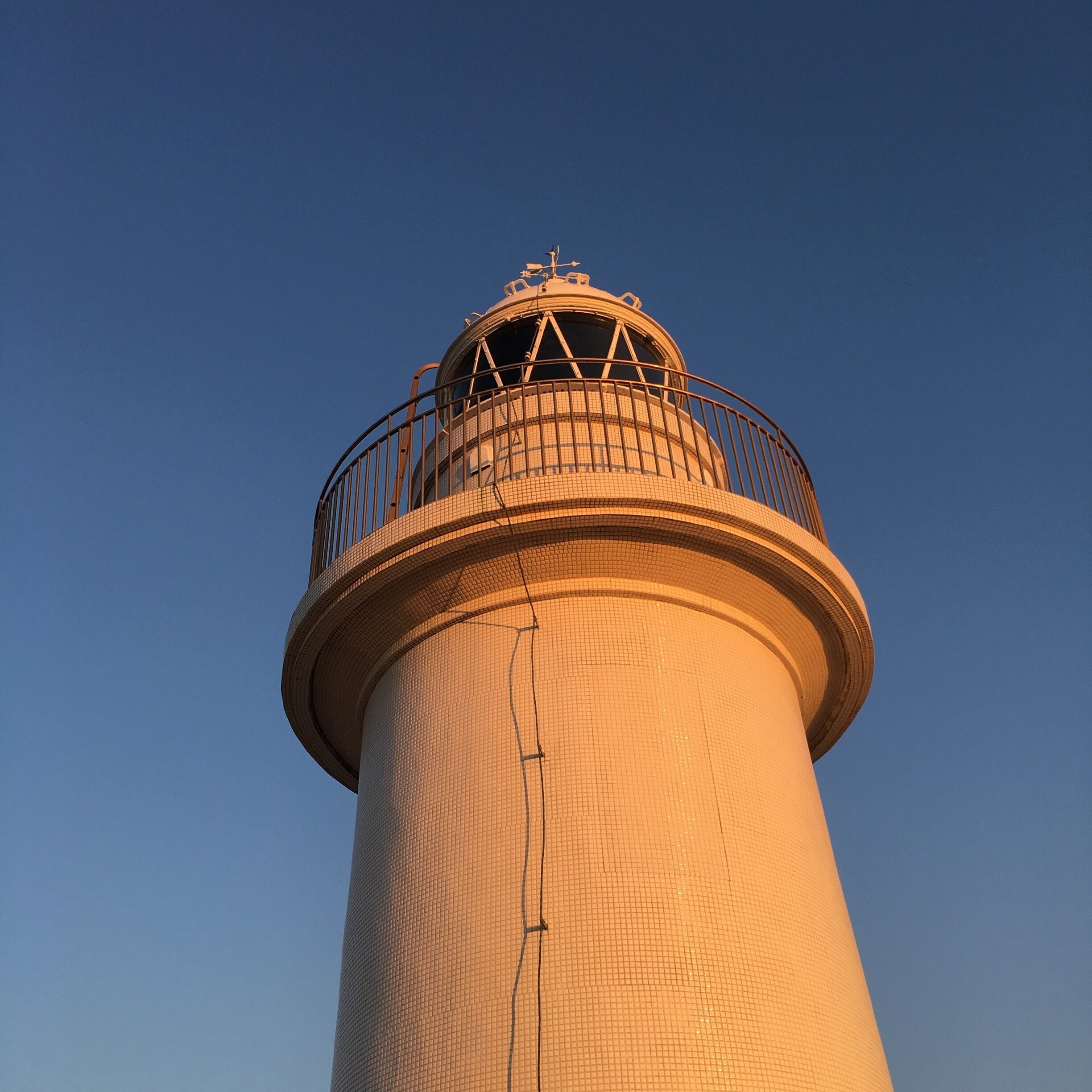 Jogashima lighthouse is located southwest end of Miura peninsula in Kanagawa prefecture and 1.5 hour train ride from Tokyo central. 
This is one of the first Japanese lighthouses from 19th century. The first one was collapsed with the earthquake in 1923 and rebuilt soon. 
#lighthouse