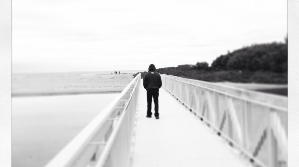 Bridge over oyster lot to 7 mile beach Gerroa
South coast 1.5hrs south of Sydney NSW
First day of winter and was a wet chilly day
