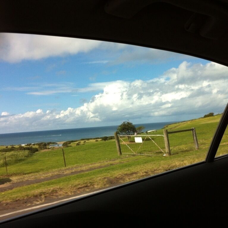 Taken through rear window of car ( you know when hubby won't stop !!)
Beautiful south coast Gerringong / Geroa NSW 