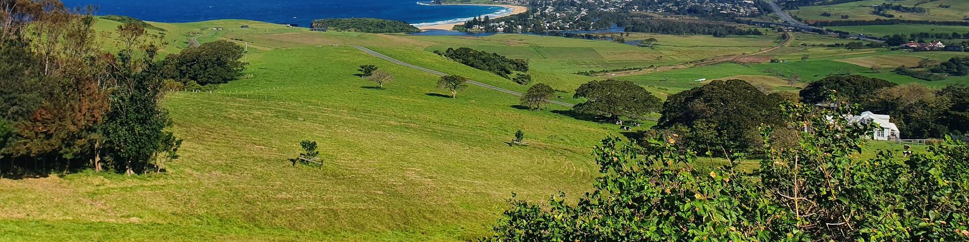 Gerroa New South Wales Australia rolling hills