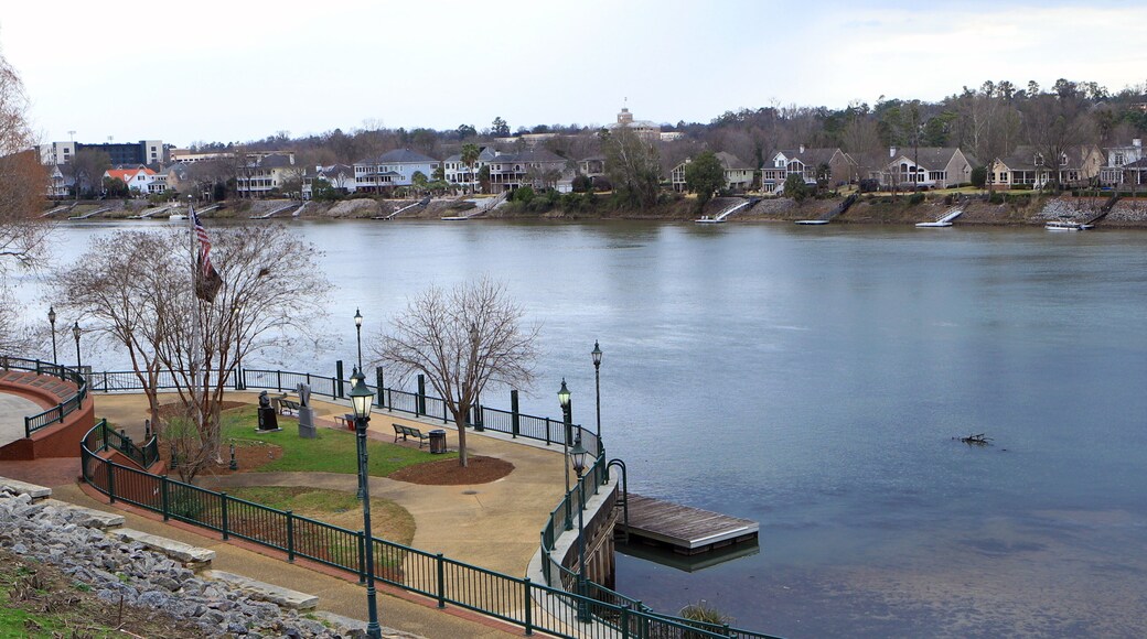 Augusta, Georgia Riverwalk scene by Savannah River