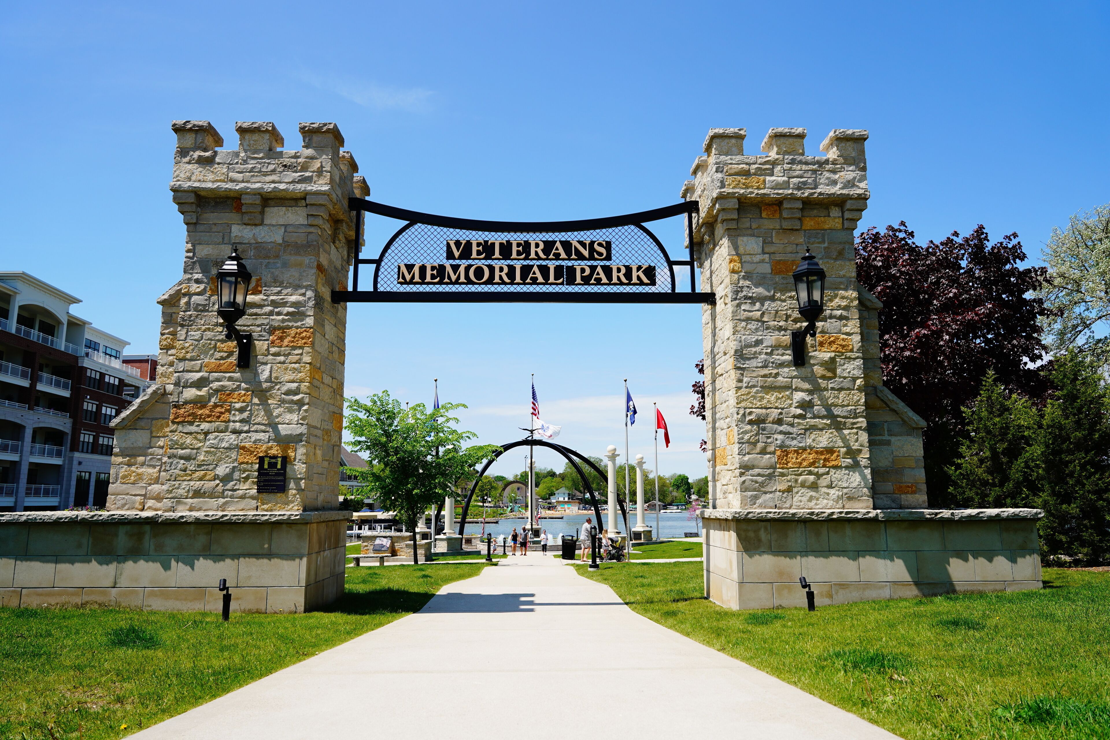 The veteran memorial site gives honor and remembrance to all the brave men and women that have fought.