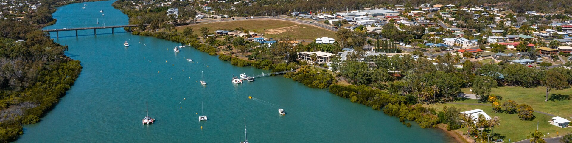 Boyne Island featuring a river or creek and landscape views