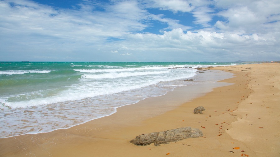 Tannum Sands featuring general coastal views and a sandy beach