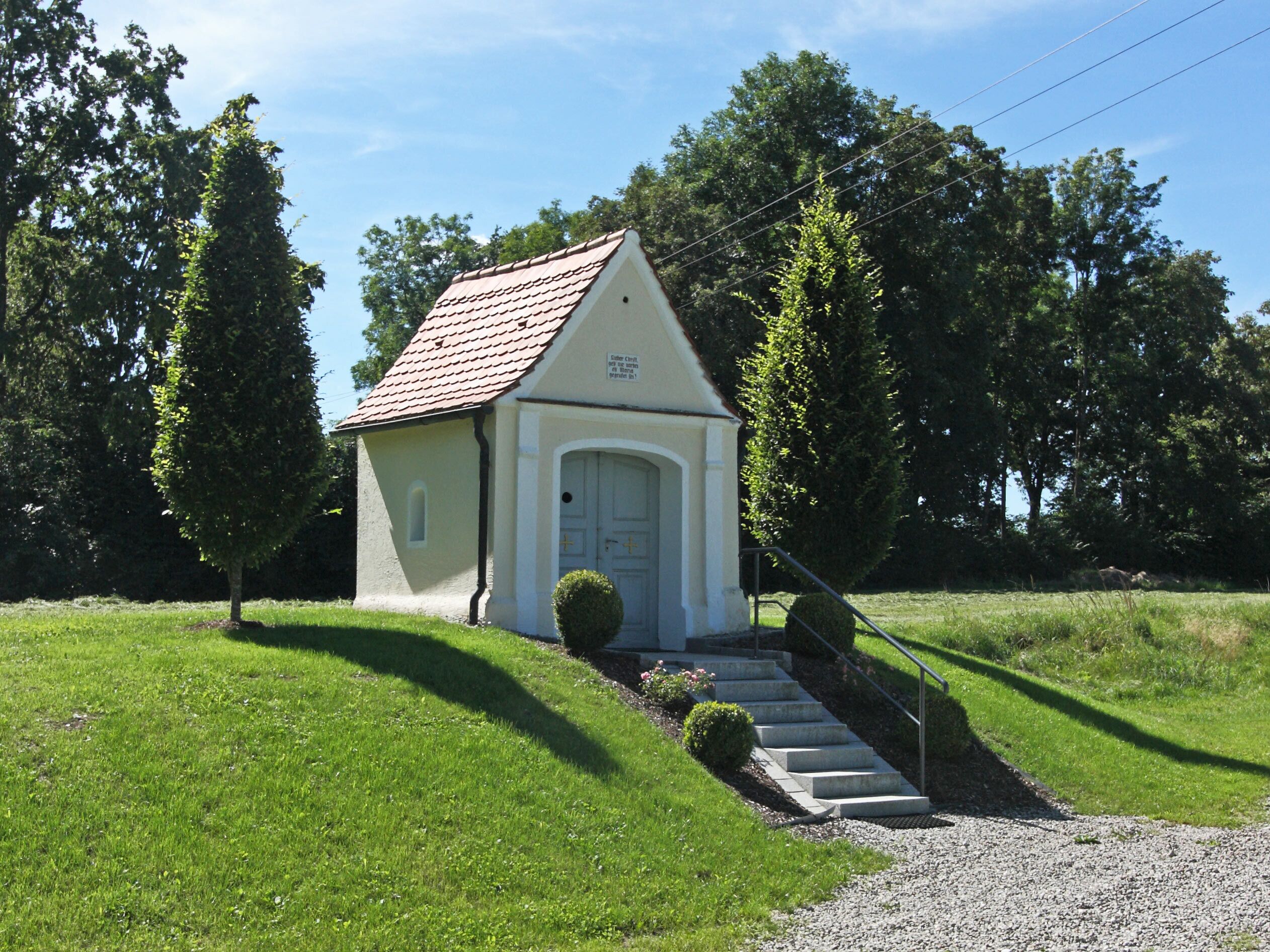 Kapelle St. Maria in Mindelzell; Ansicht von Südosten