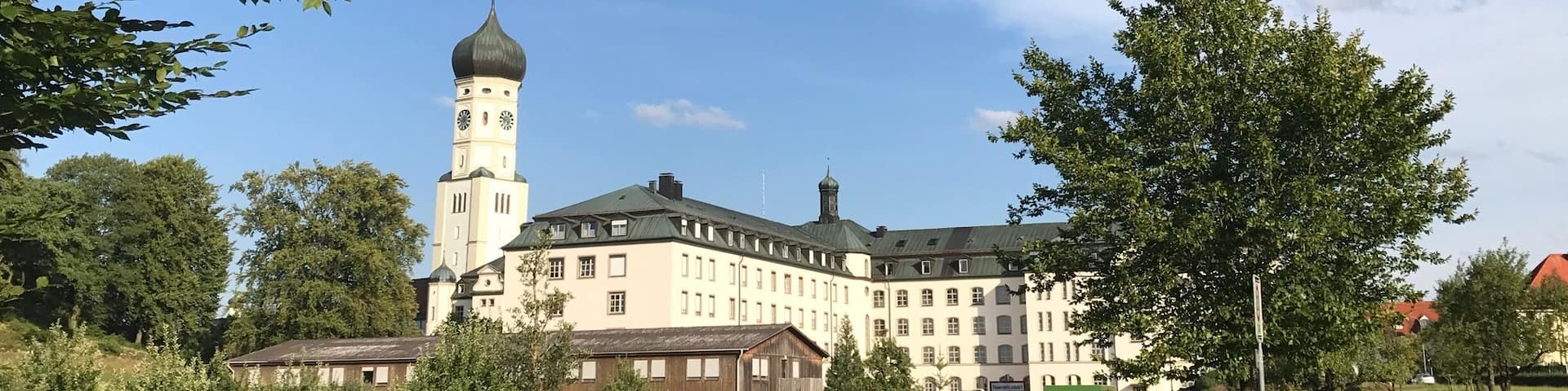 The Church John evangelist was built in 1230, monastery church. When the monastery was dissolved in 1803, the Church is a parish church.
