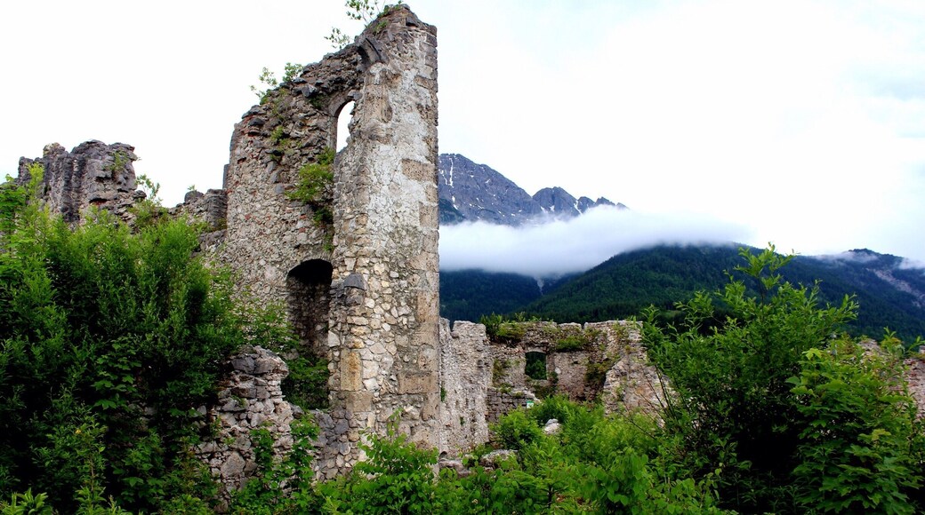 What is left of the castle