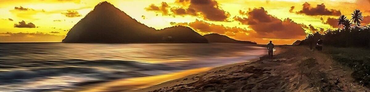 The Atlantic Sunsets near sugarloaf island is a must see. You can take the “Rasta Buses” and cruise like the locals while enjoying the scenery through the island. #Adventure