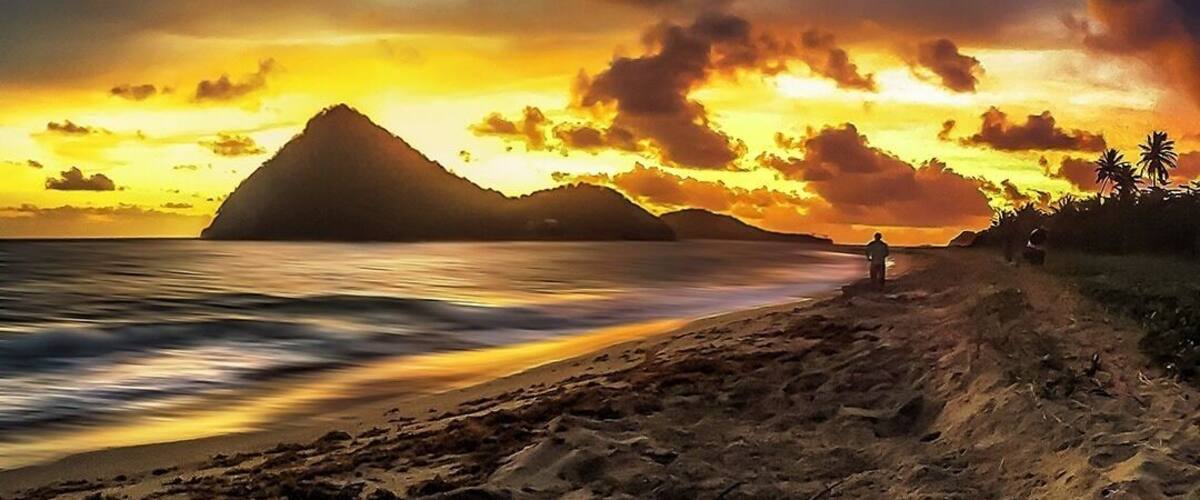 The Atlantic Sunsets near sugarloaf island is a must see. You can take the “Rasta Buses” and cruise like the locals while enjoying the scenery through the island. #Adventure