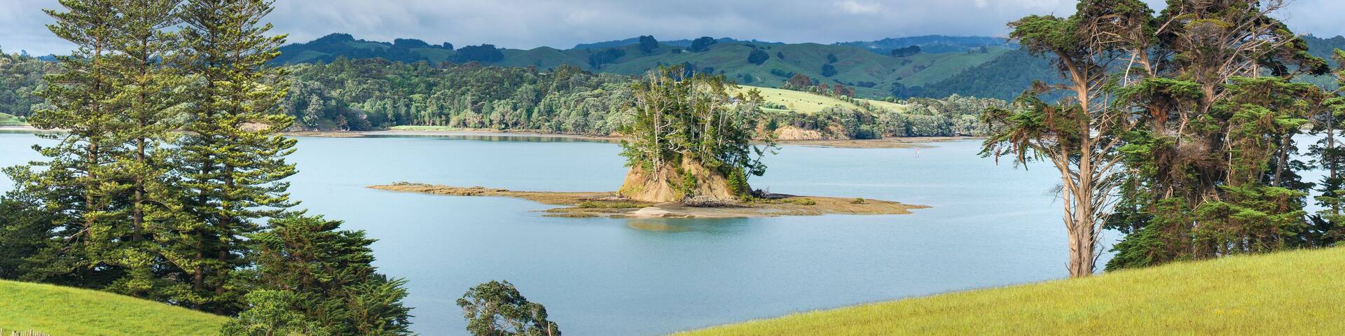 Estuary near Snells Beach, Auckland Region, North Island, New Zealand