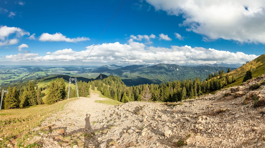 Panorama from Grünten in Allgäu - Bavaria - Germany