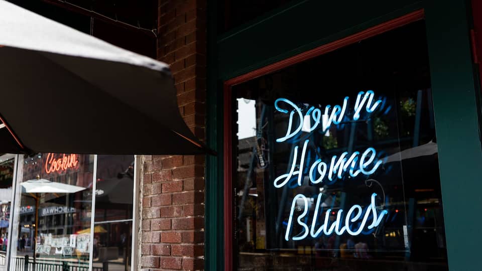 down home blues neon sign