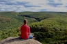 Little mountain range outside West Point. Parking lot on side of highway where one trail starts, leads you up to a couple of nice lookouts over Hudson River or landscape as seen in picture. About 2 hour hike to look around whole trail.