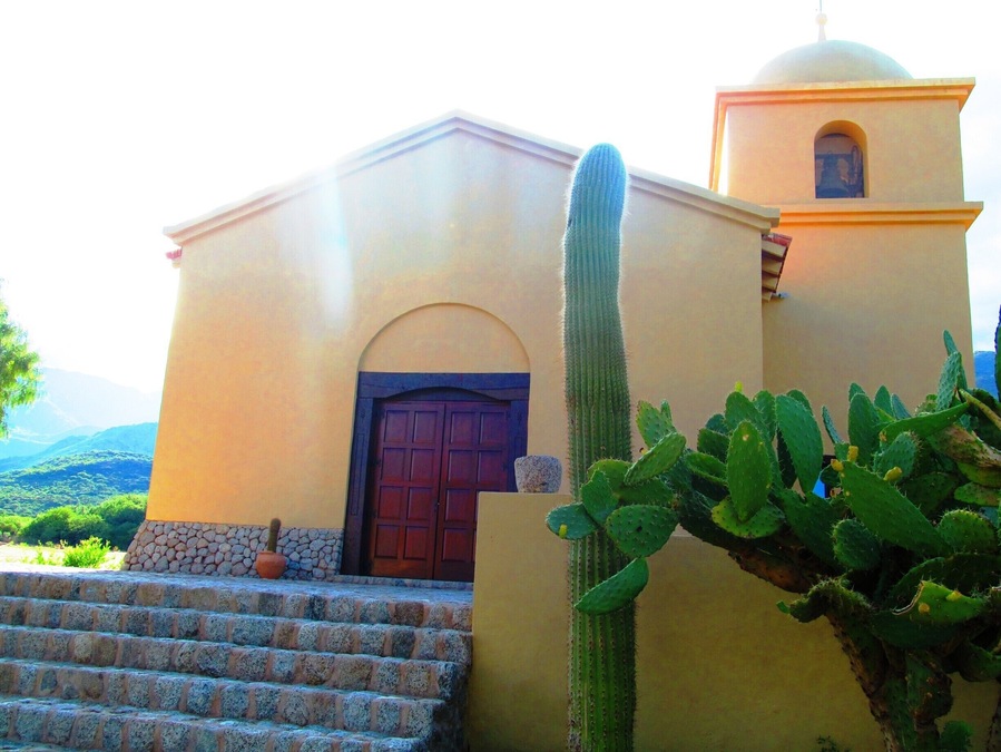 Little chapel, at Plaza Ursula and Donald Hess, close to Colomé Bodegas and vineyards. #Architecture