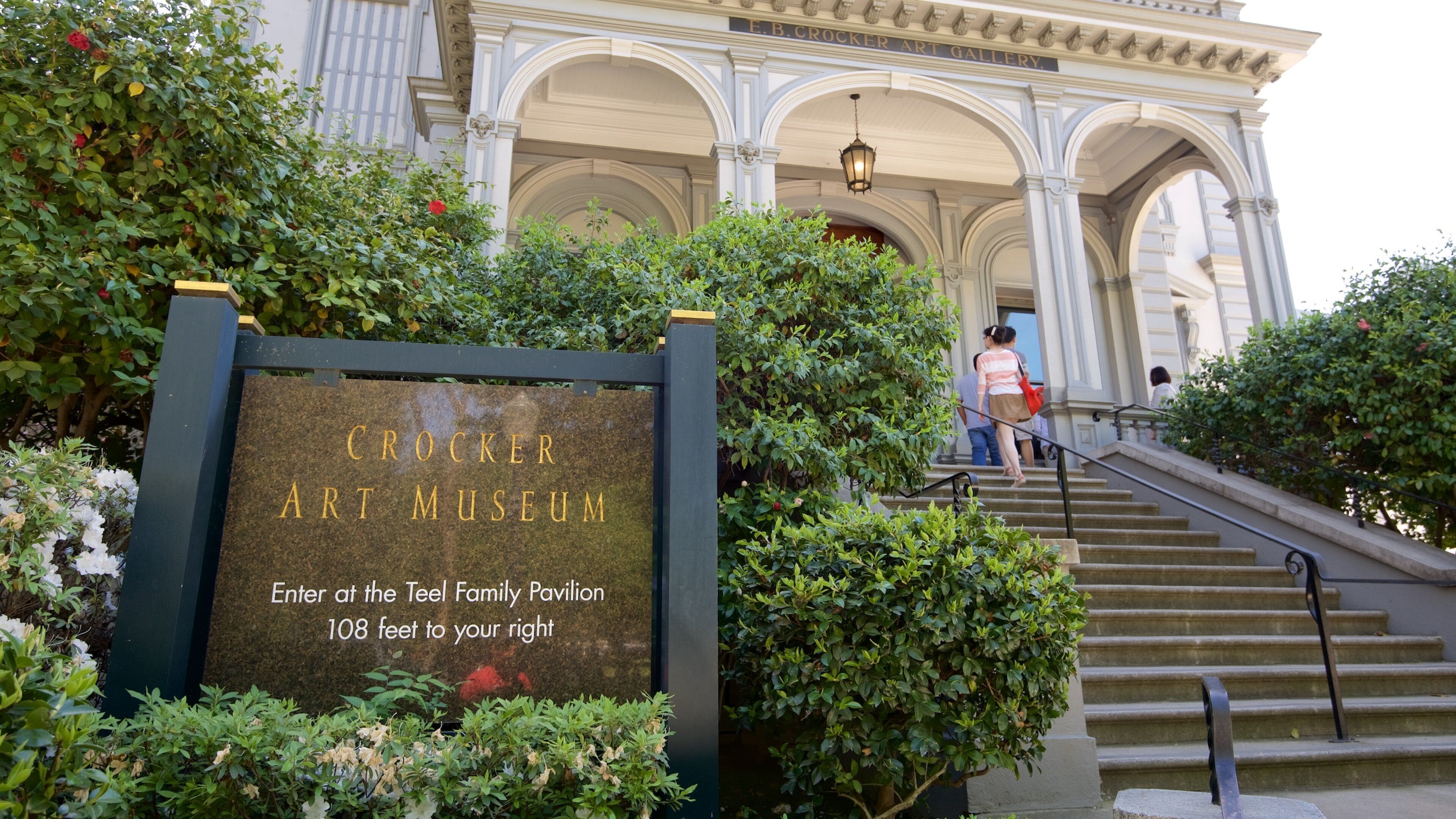 Downtown Sacramento featuring signage