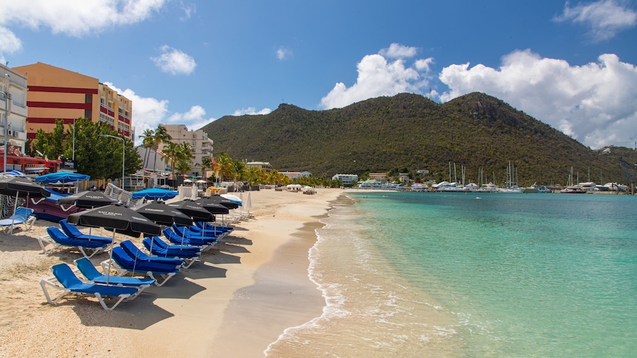 Great Bay Beach showing general coastal views, a sandy beach and a coastal town
