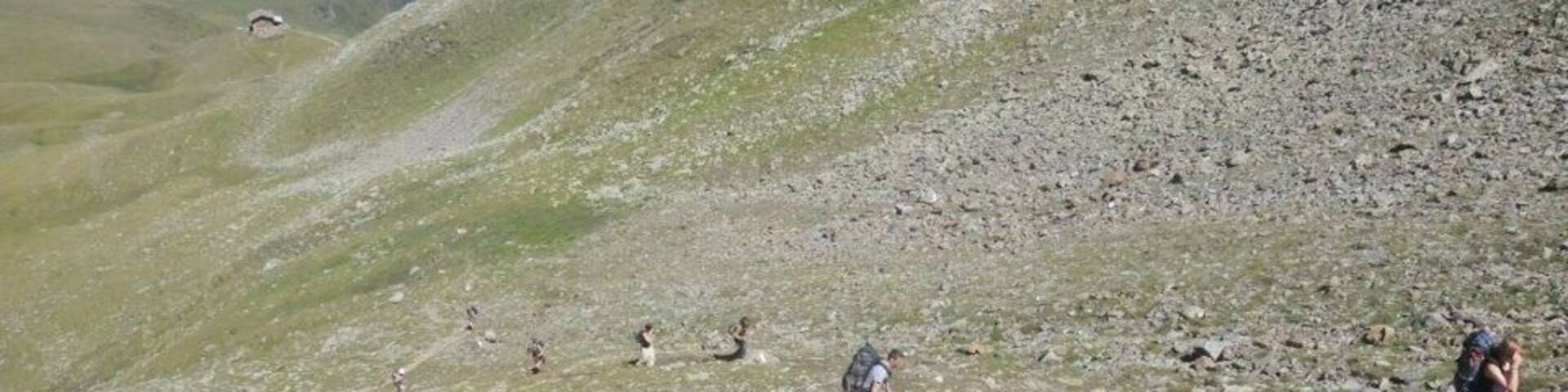 Going up to the speikboden and donnerstein summits. Oost Tirol, Austria