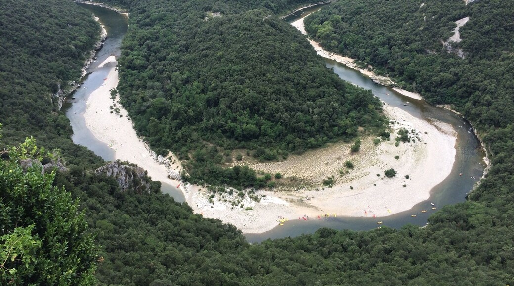 Ardeche River in France, fabulous place for kayaking and micro-light flying. #river challenge