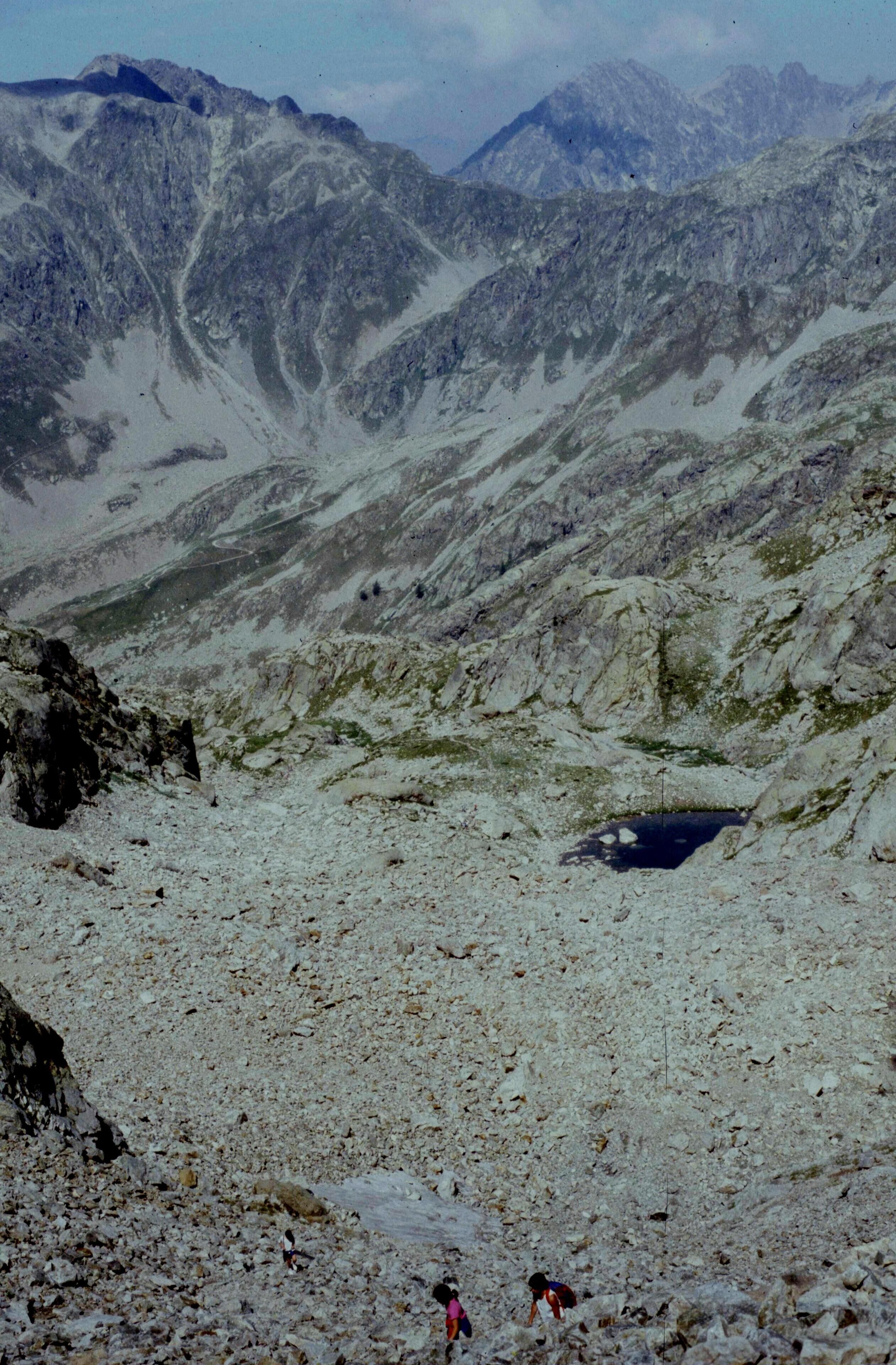 Alpes-Maritimes Saint-Martin-Vesubie Pas du Mont Colomb