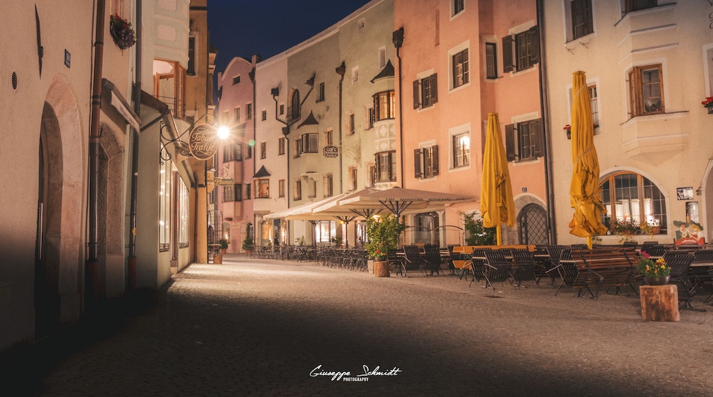 Rattenberg City at night.