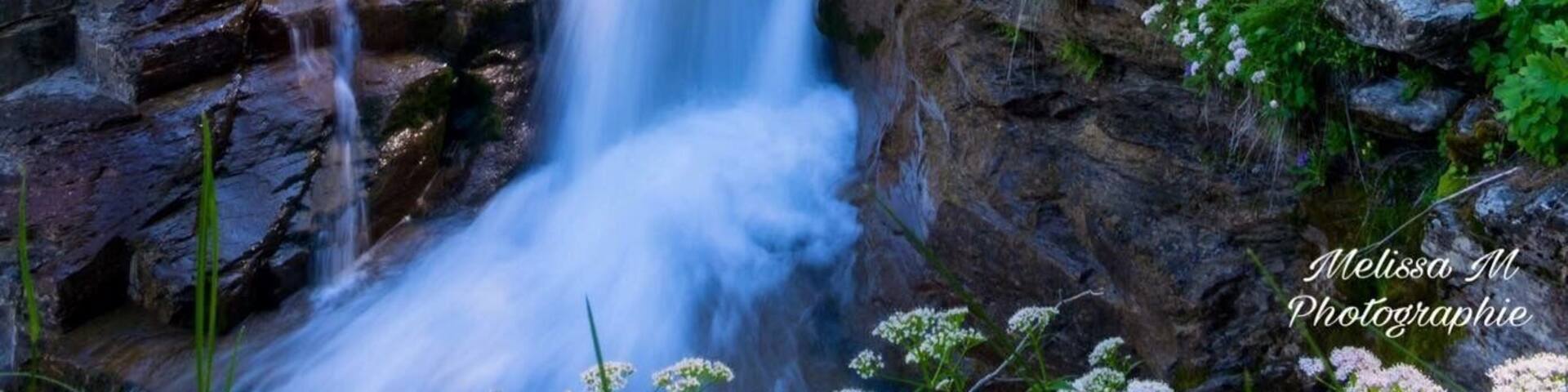 Cascade dans les hauteurs de colmars les alpes #waterfall #waterb#nature #photographie