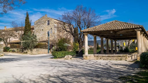 Goudargues, Gard, Occitanie, France.