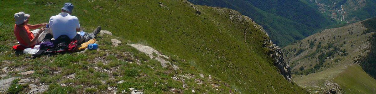 Mt Agel and the sea at the end
