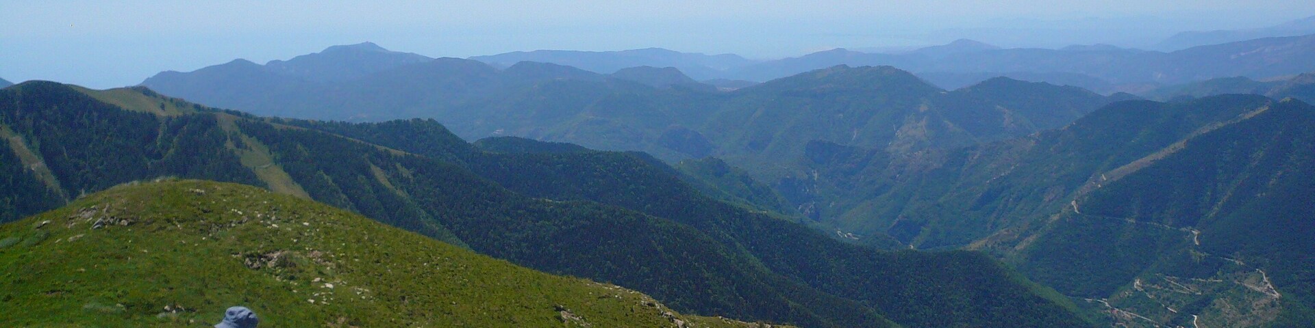 Mt Agel and the sea at the end
