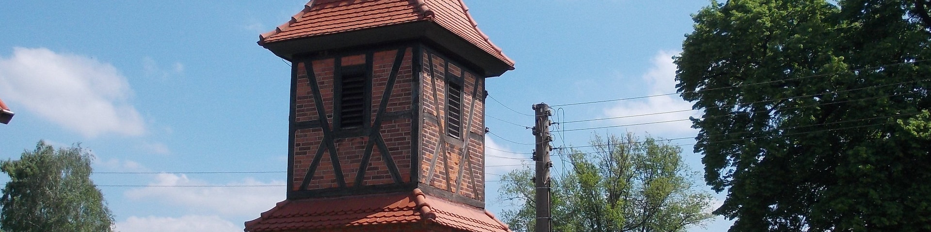 Bell tower ("school bell") in Uthausen (Kemberg, Wittenberg district, Saxony-Anhalt)