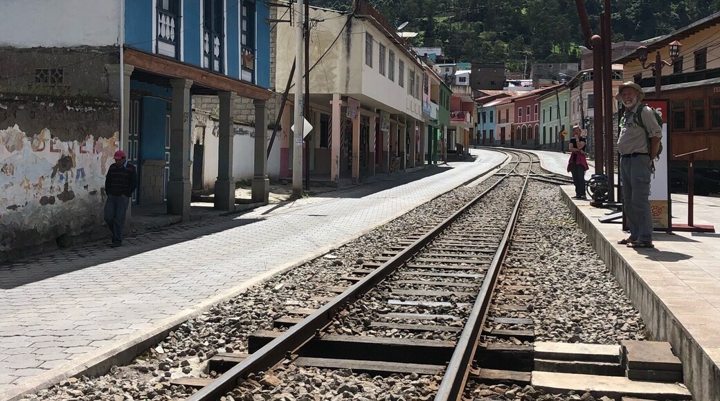 The train station for Devil’s Nose train ride