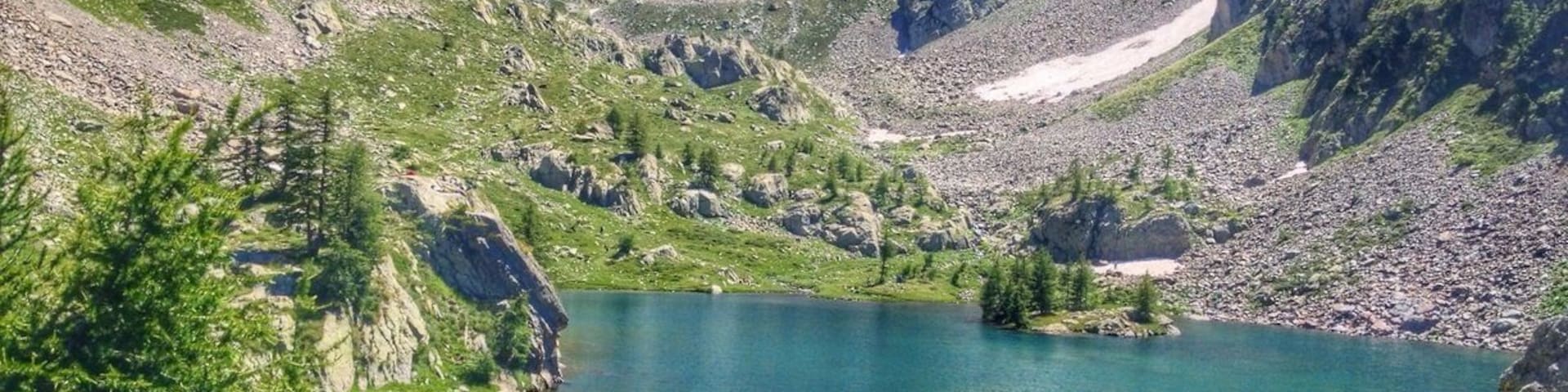 I took this photo of Lac de Trécolpas during a hike from St. Martin de la Vésubie in the French Alps.