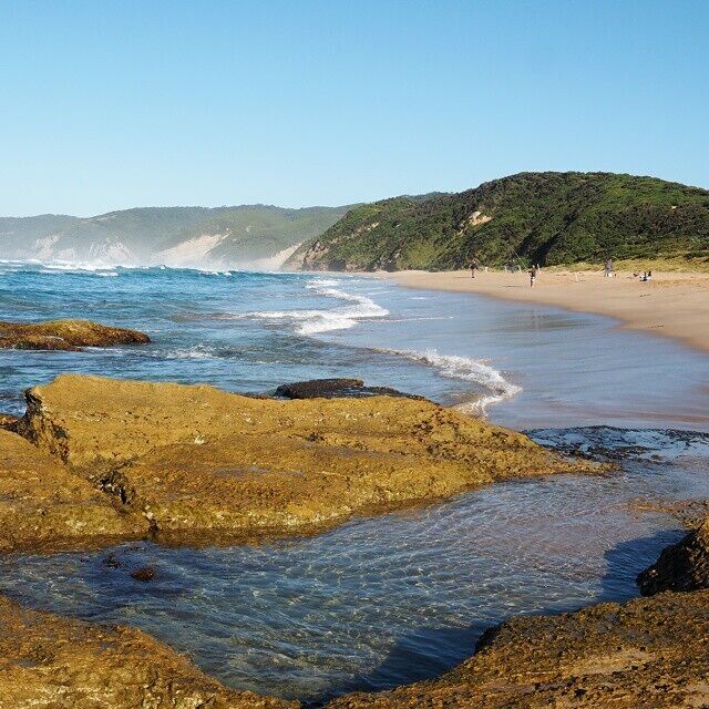 This is Johanna Beach, one of the many spectacular beaches on the Great Ocean Road. Its not only beautiful but it is adjacent to a big Parks Vic campground so you can stay beside the sea :)