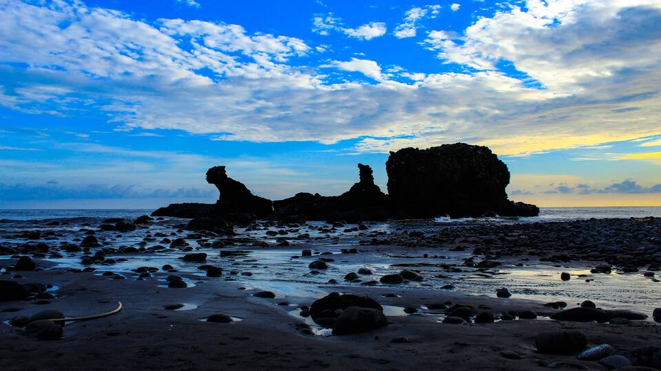 Playa El Tunco, Tamanique, El Salvador, Centro América.