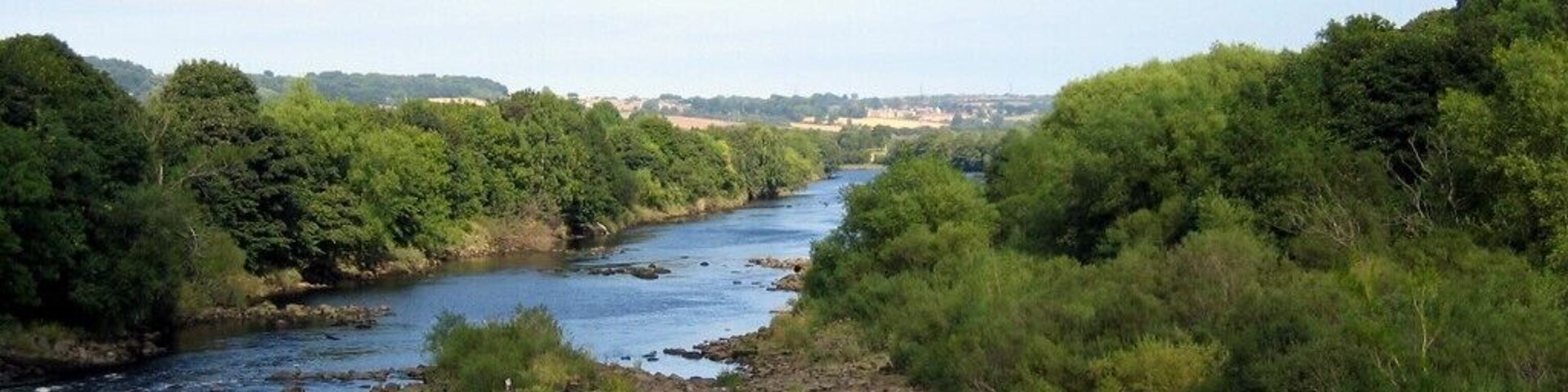 River Tyne below Wylam Bridge