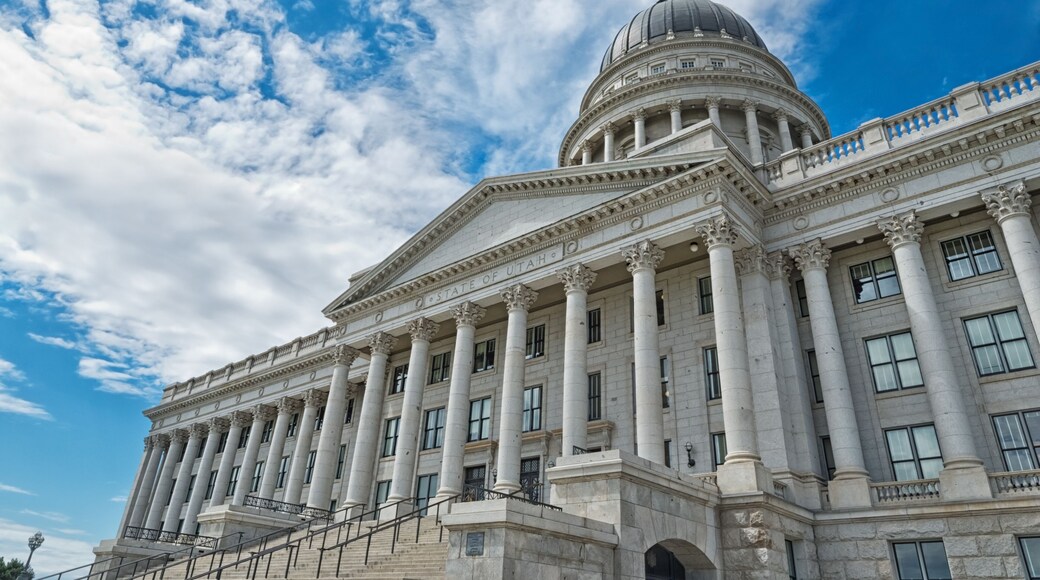 Utah State Capitol, in Salt Lake City, Utah, USA