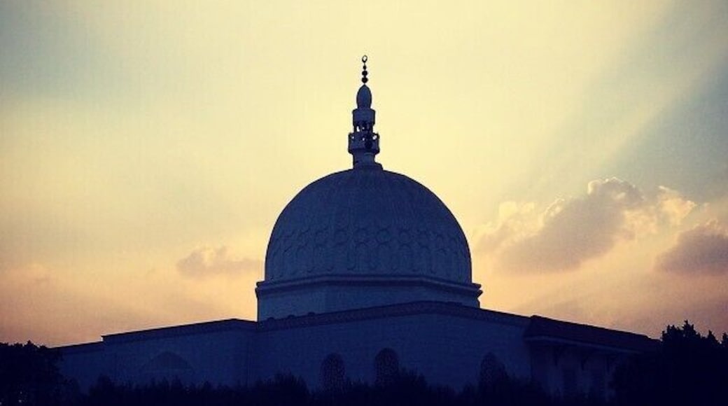 Nour Almostapha #mosque Sheikh Zayed city #Egypt #Sunset #MyShots #iPhone #Camera