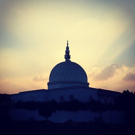 Nour Almostapha #mosque Sheikh Zayed city #Egypt #Sunset #MyShots #iPhone #Camera