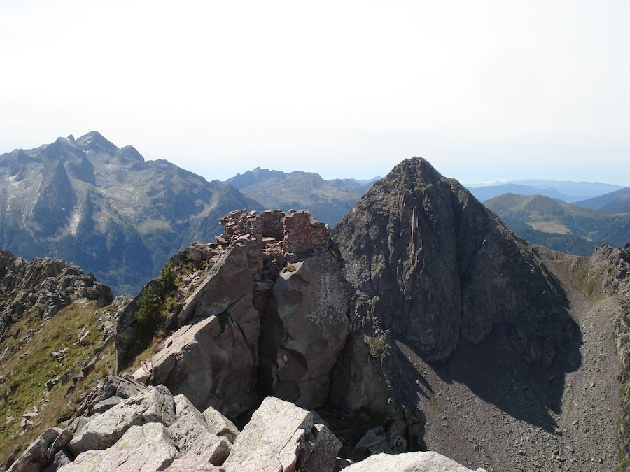 il cauriol visto dal cardinal ,sullo sfondo cima d'asta