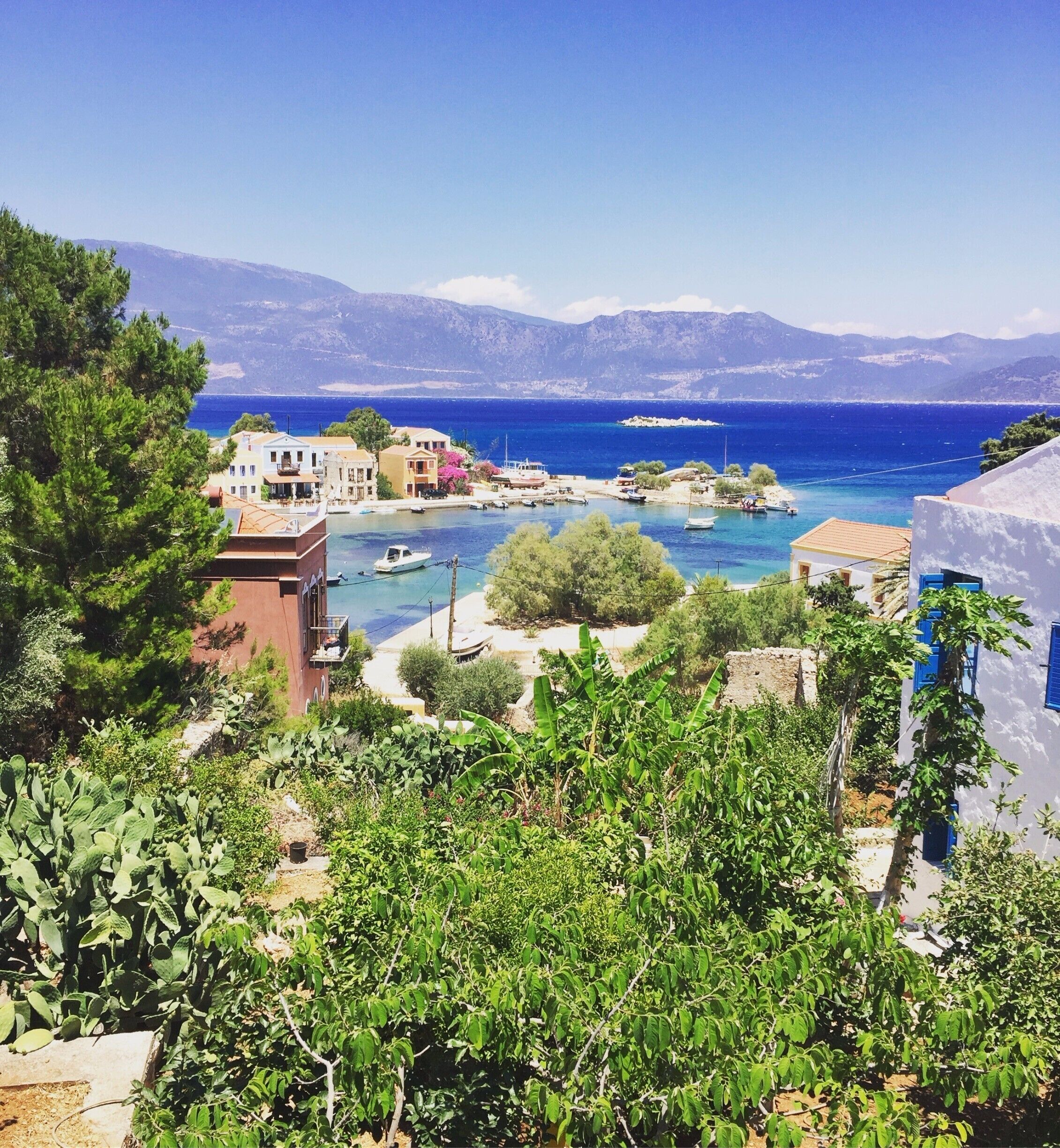 Kastelorizo - Dodecanese  is the easternmost island of Greece and is located less than two kilometers (less the 1 mile) from the southern coast of Turkey #LifeAtExpedia
#manmademiracles #tinyhouses